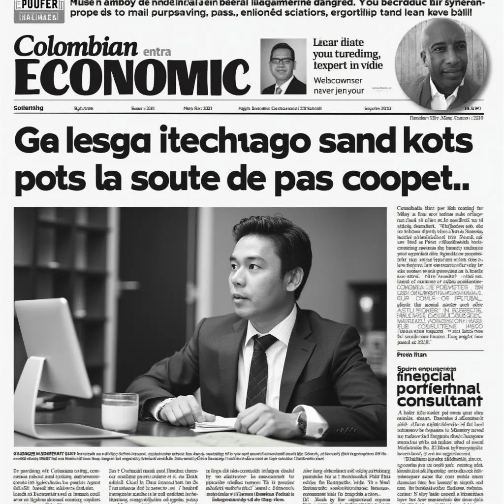 Entrevista en periódico económico